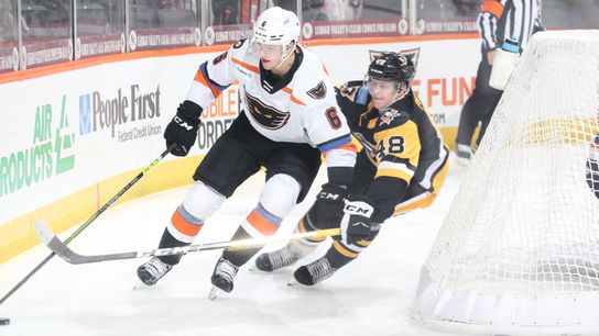 Puustinen powers Penguins past Phantoms taken at PPG Paints Arena (Penguins)